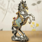 Standing Resin Horse Statue For Home Decor